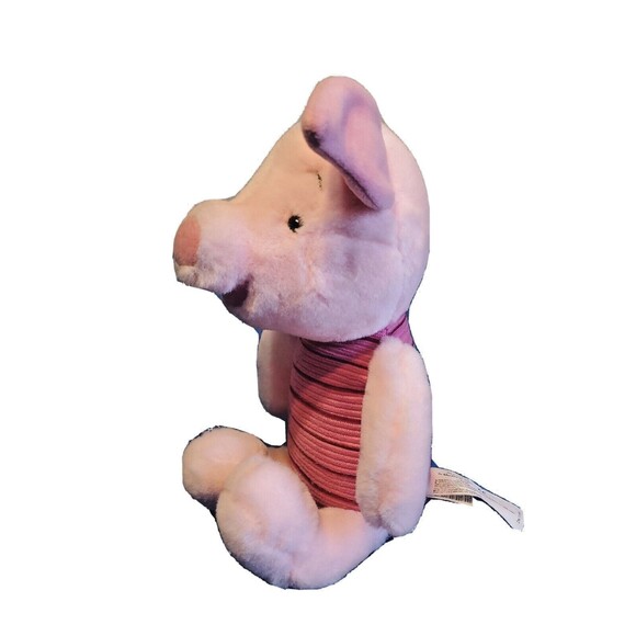 Piglet Plush Disney's Winnie the Pooh Cartoon Character 13" Weighted Bottom - Picture 3 of 11